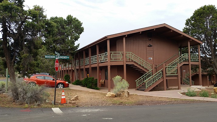 Built in 1971, guest room buildings at Maswik South, located behind the lodge, are scheduled to be demolished and replaced beginning in January 2019. (Erin Ford/WGCN)