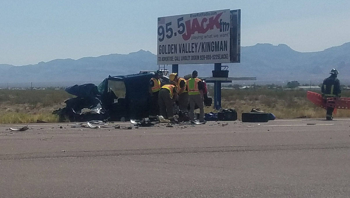 BREAKING NEWS Violent crash on Highway 68 Kingman Daily Miner