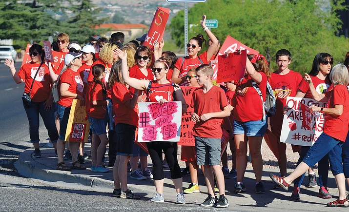 The Red For Ed movement forced the issue of education funding to the forefront this spring, but it has faded toward the background as the marches become more distant and the elections get closer. VVN/Vyto Starinskas