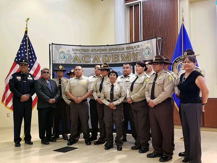 Recent graduates of the Indian Country Corrections Officer Training Program July 23. (Office of the President and Vice President)