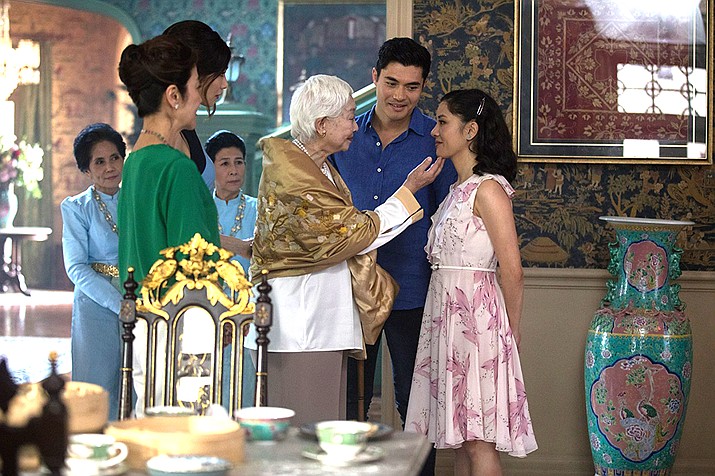 Crazy Rich Asians is a pleasant film that has some very nice features in it. The entire cast are Asian actors, the music background and for dancing is all western, familiar and modern. Most of the story takes place in Singapore and we get spectacular views of the structures that make Singapore unique in the modern architectural world