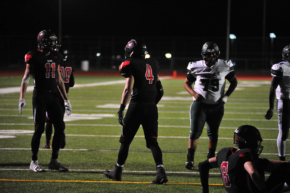 Bradshaw Mountain's XXXX as the Bears take on the Youngker Roughriders in their home opener Friday, August 31, 2018 in Prescott Valley. (Les Stukenberg/Courier)