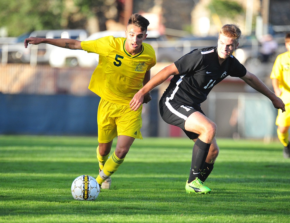 Yavapai vs Chandler Gilbert Soccer 090118 The Daily Courier