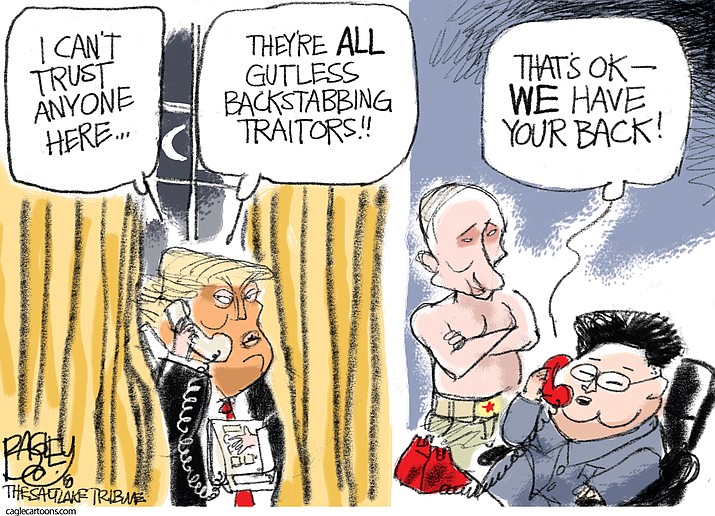 Editorial cartoon (1): Sept. 7, 2018