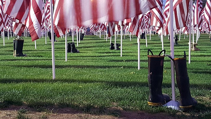 The 2018 Healing Fields in Prescott Valley, Arizona. (Photo by Dawn Adair/The Daily Courier)