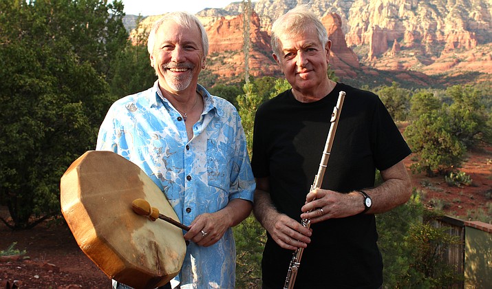 Sedona musicians Anthony Flesch and Wiley Beveridge have teamed together to present an evening of meditative, heart-filled music and chanting, at Unity of Sedona, Saturday, Sept. 22, 7:30 p.m.  
