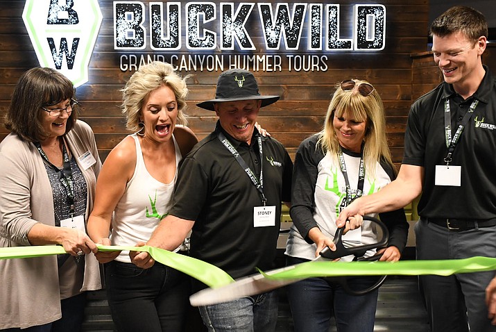 Buck Wild Hummer Tours celebrates its grand opening Sept. 11 with a formal ribbon-
cutting. (Photo/Vox Agency)