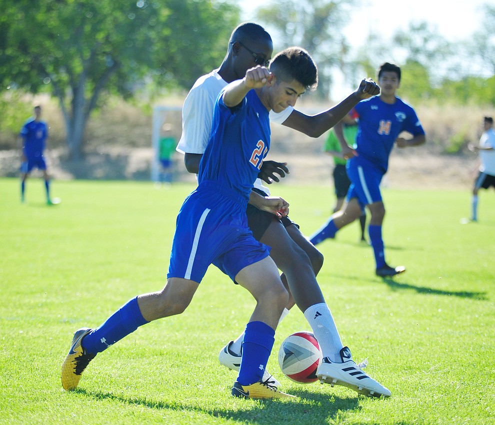 Chino Valley vs Leading Edge Boys Soccer 092618 The Daily Courier
