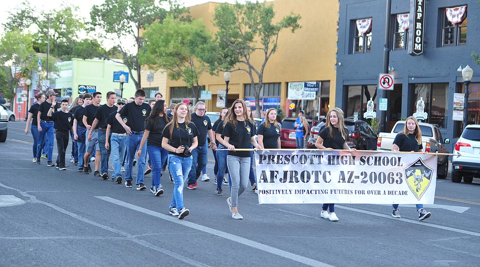 Prescott High School held their 2018 Homecoming Parade and Bonfire Thursday, Sept.27, 2018. (Les Stukenberg/Courier)
