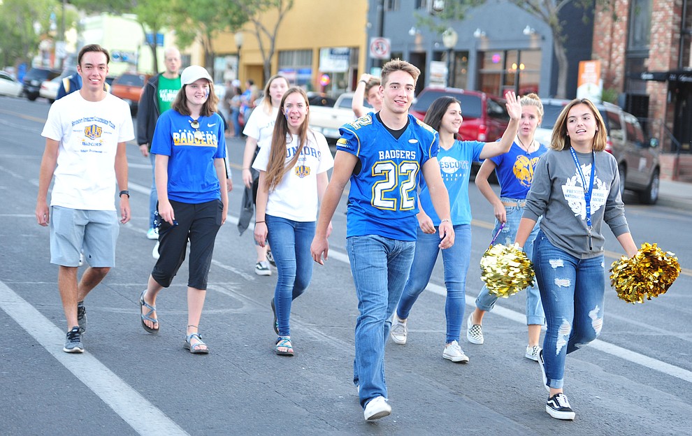 Prescott High School held their 2018 Homecoming Parade and Bonfire Thursday, Sept.27, 2018. (Les Stukenberg/Courier)