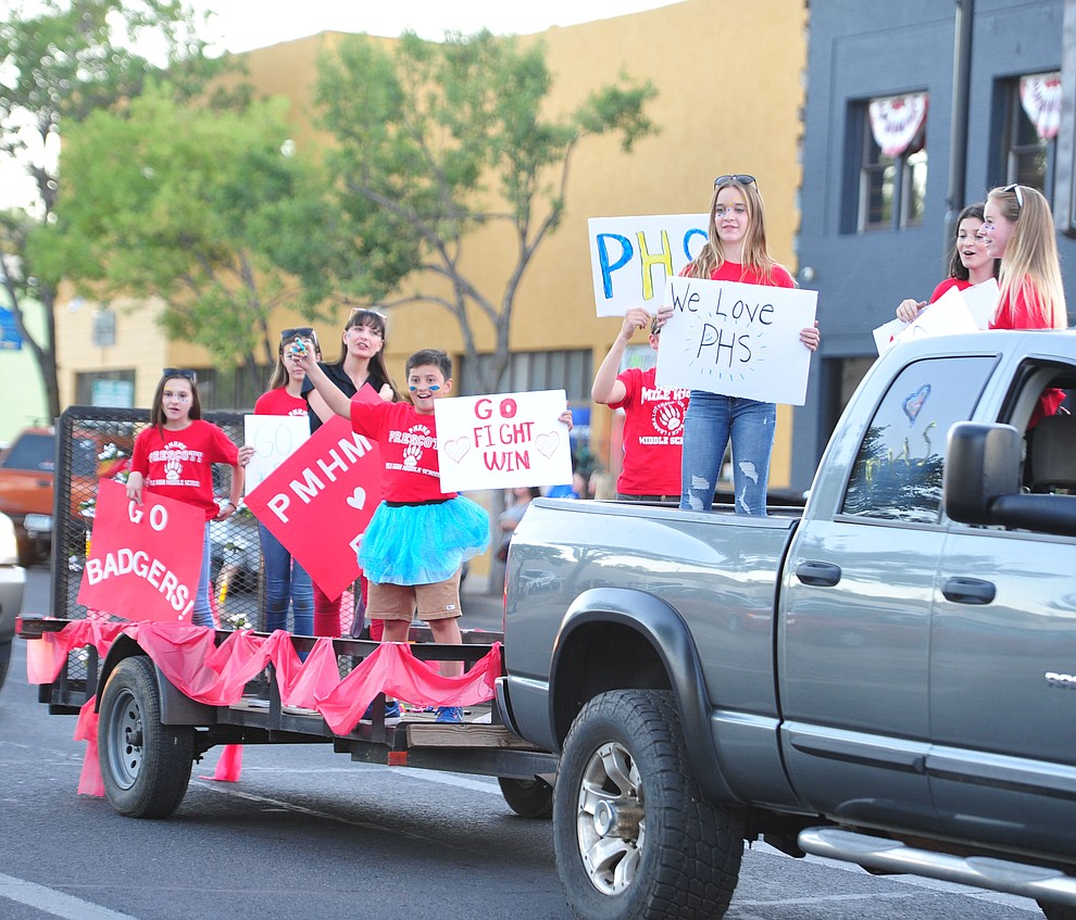 Prescott High School held their 2018 Homecoming Parade and Bonfire Thursday, Sept.27, 2018. (Les Stukenberg/Courier)