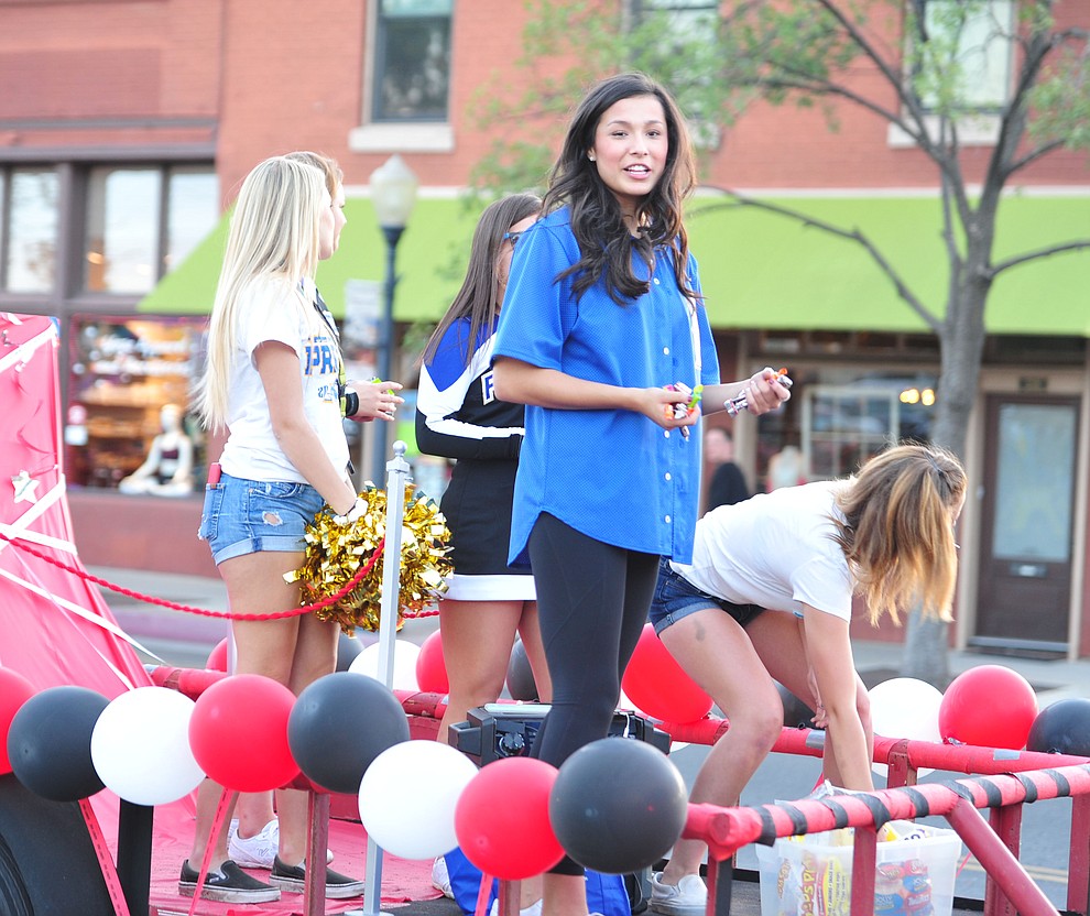 Prescott High School held their 2018 Homecoming Parade and Bonfire Thursday, Sept.27, 2018. (Les Stukenberg/Courier)