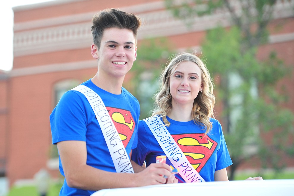 Prescott High School held their 2018 Homecoming Parade and Bonfire Thursday, Sept.27, 2018. (Les Stukenberg/Courier)