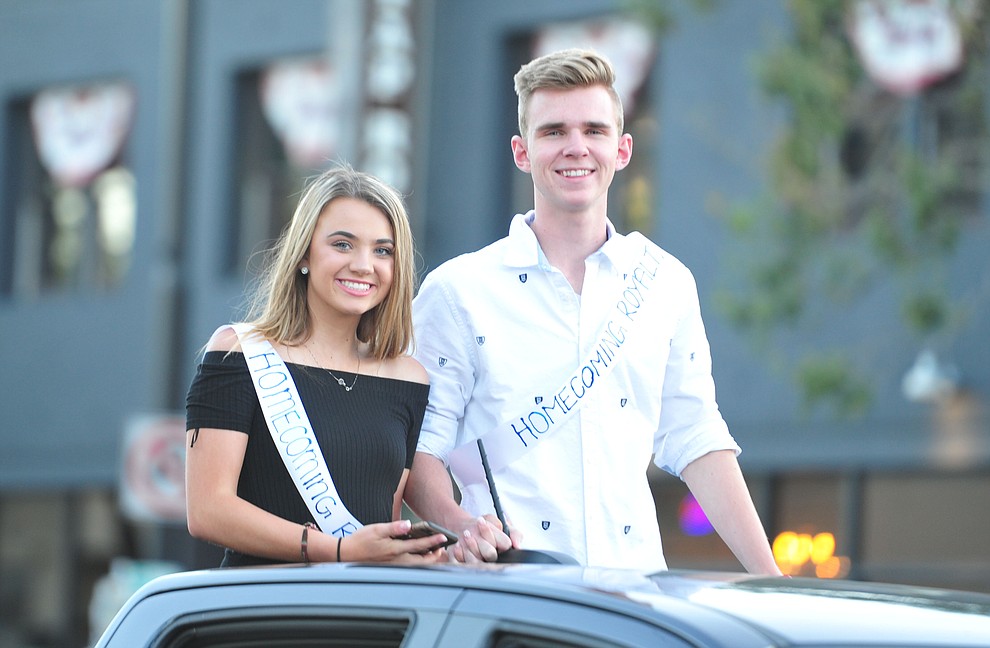 Prescott High School held their 2018 Homecoming Parade and Bonfire Thursday, Sept.27, 2018. (Les Stukenberg/Courier)