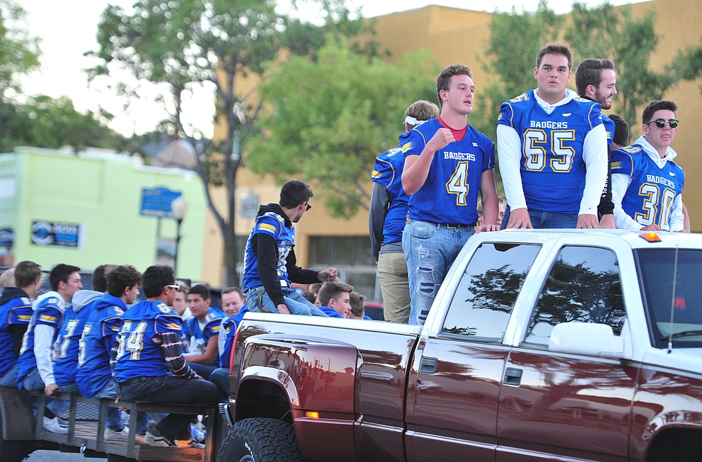 Prescott High School held their 2018 Homecoming Parade and Bonfire Thursday, Sept.27, 2018. (Les Stukenberg/Courier)