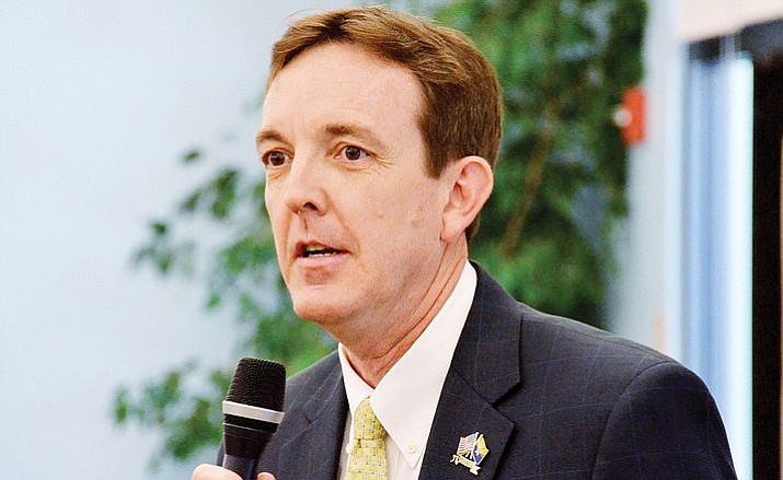 Former secretary of state Ken Bennett is negotiating with election officials in three counties where a large number of his donations were declared invalid, often because a signature on a paper form did not match each person’s voter registration file, (Capitol Media Services photo by Howard Fischer)