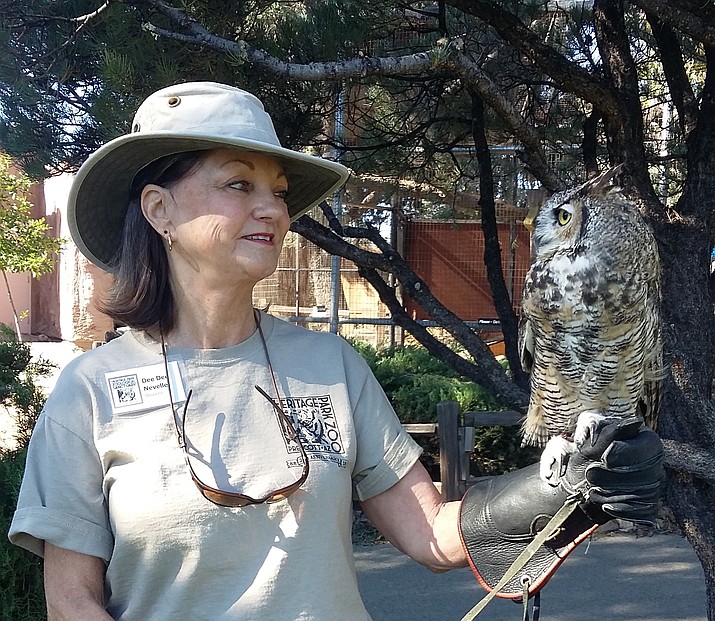 Dee Dee Nevelle at the Heritage Park Zoological Sanctuary. (Courtesy)