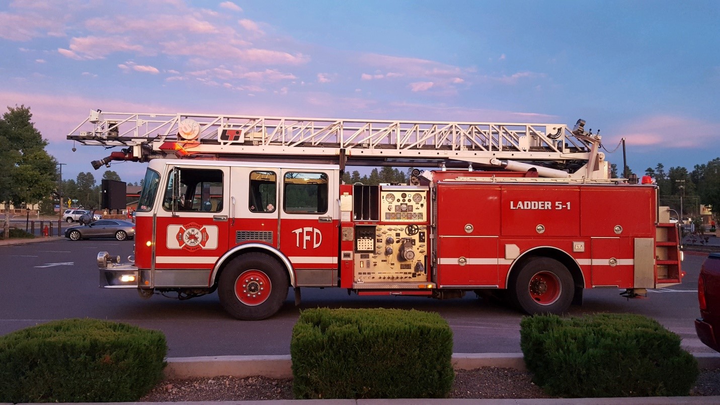 Name that truck: Tusayan Fire seeks name for new ladder truck