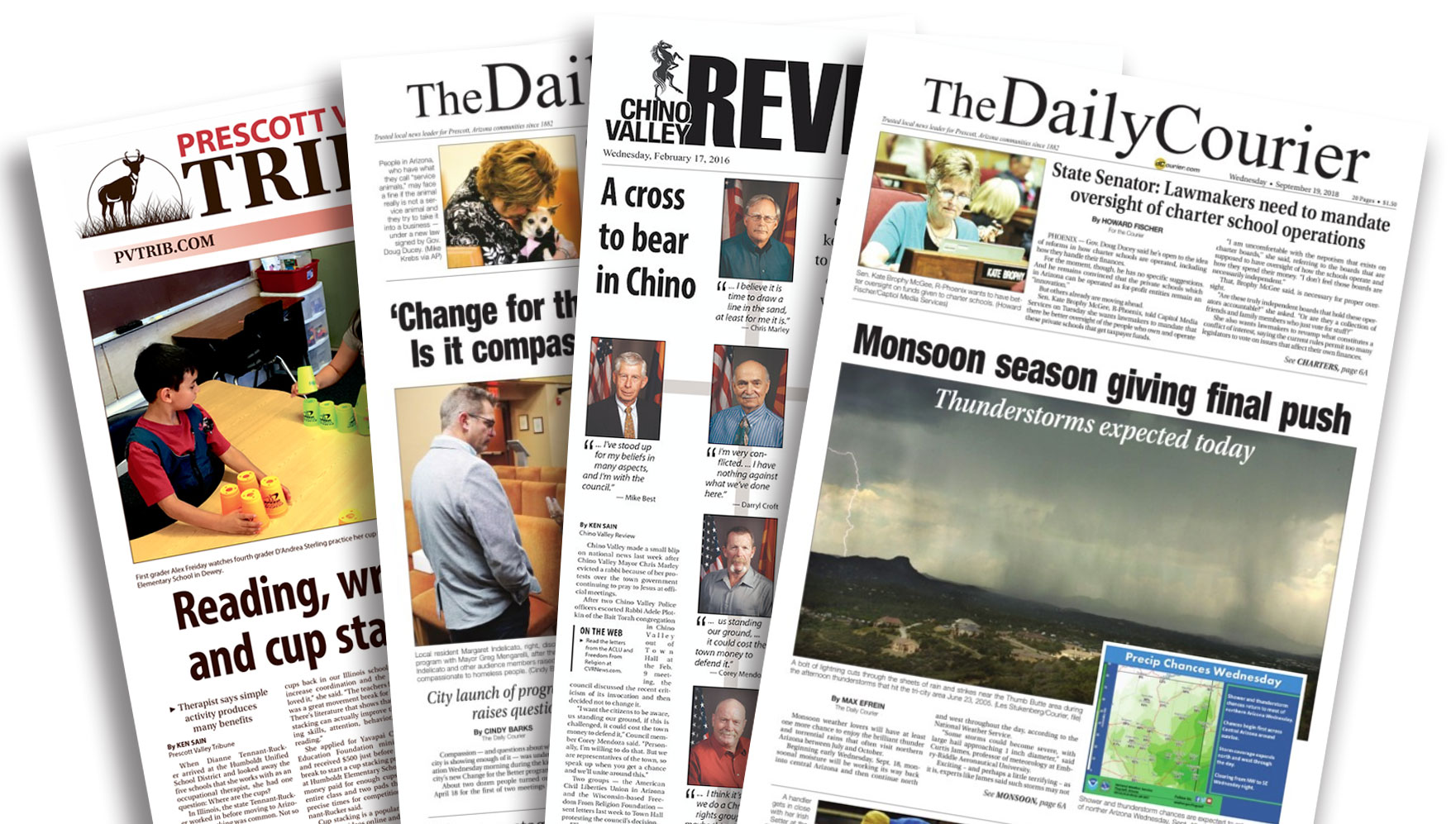 Courier, Tribune, Review all receive Arizona Newspaper Association