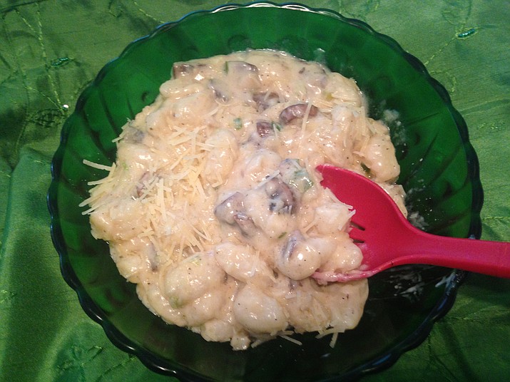 Garlic Parmesan Gnocchi with Mushrooms (Diane DeHamer/Courtesy)