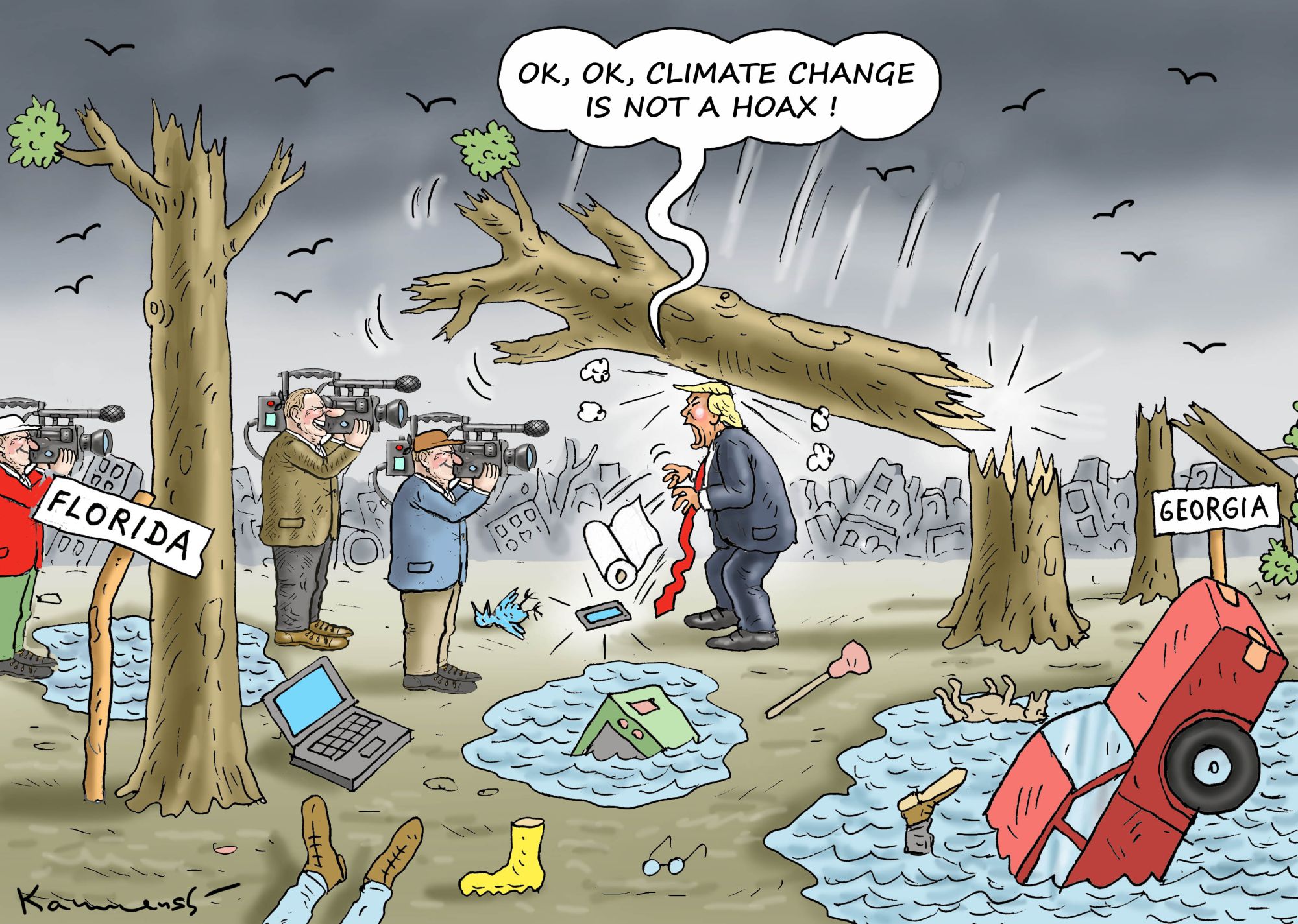 Изменение климата карикатура