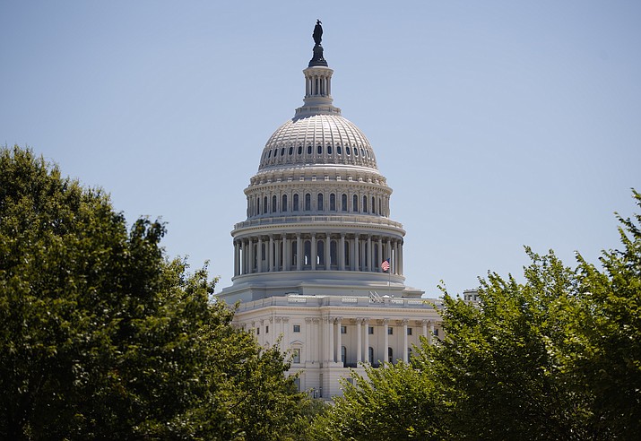 The U.S. Capitol dome is seen in Washington on July 9, 2018. (Carolyn Kaster/AP file)
