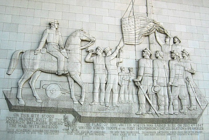 Pioneer Memorial, commemorating the Mormon Battalion.  (Courtesy photo)
