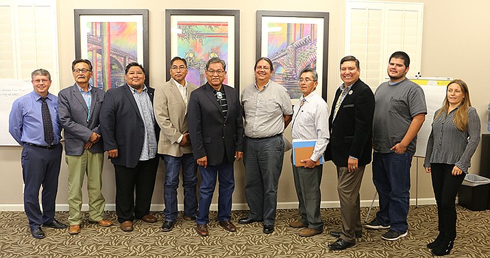 President Russell  Begaye and other leaders from Arizona tribes attend the Rural Transportation Summit Oct. 24 in Lake Havasu City, Arizona. (Office of the President)