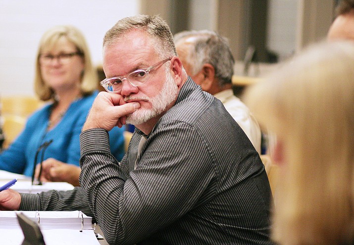 Although secondary tax rate estimates are just that, estimates, Mingus Union School Board member Jim Ledbetter said that the figure represents a “substantial property tax increase.” VVN/Bill Helm