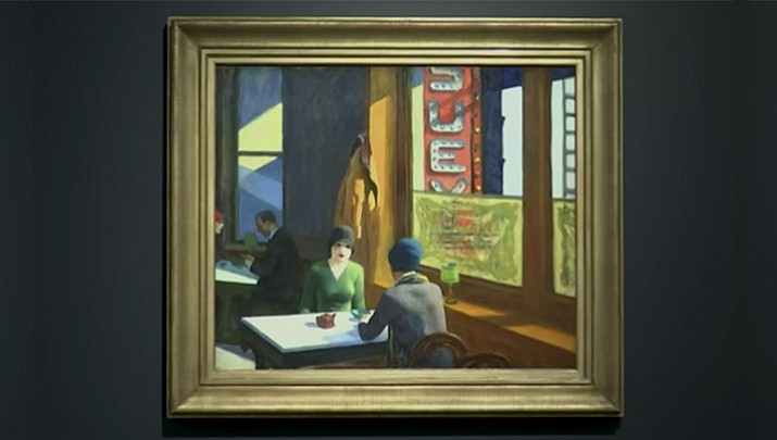 Edward Hopper's “Chop Suey” portrays two women in conversation at a restaurant. The oil on canvas is expected to sell for $70-$100 million at an upcoming auction at Christie's in New York. (Collection of Mr. and Mrs. Barney A. Ebsworth)