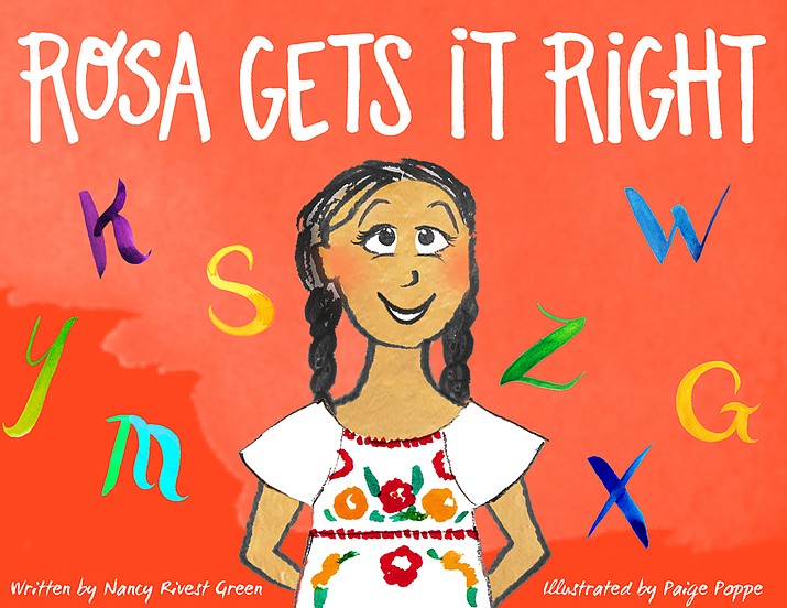 Green's latest book, "Rosa Gets It Right," is an early-learner alphabet book with both English and Spanish words and a scavenger hunt for eager readers. (Submitted photo)