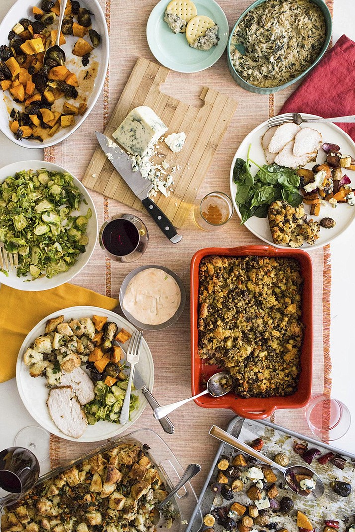 When you are making a big Thanksgiving dinner getting as much done ahead of time — and enlisting as much help from family and friends as possible — makes these epic meals much more enjoyable. (Sarah Crowder/Katie Workman via AP)