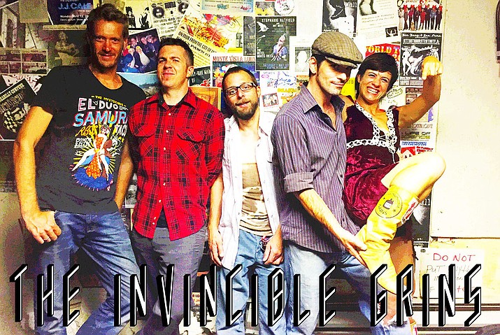 Marrying strong and original songwriting  with undeniable groove, the  Invincible Grins draw inspiration from such artists as  Tom Waits, Woody Guthrie, Andrew Bird, Talking Heads, Morphine, and  Goran Bregovic, and have also been accused of sounding like “Gogol Bordello meets Fleetwood Mac.”