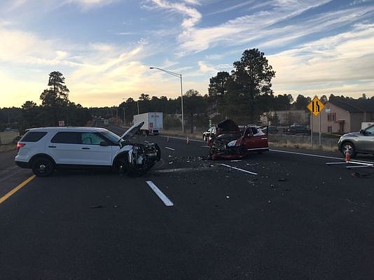 An AZDPS Trooper stopped a wrong-way driver on I-40 in Flagstaff Nov. 17. (AZDPS Photo)