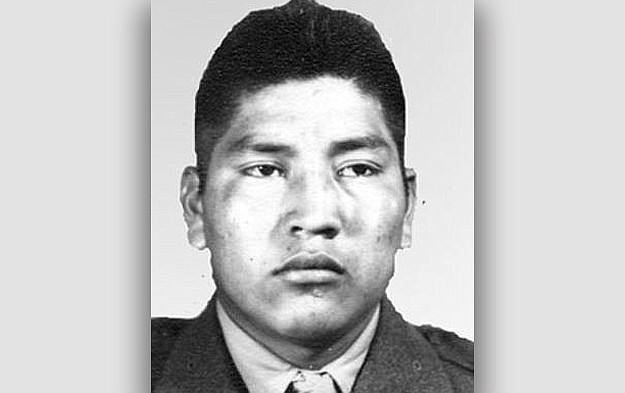 Marine Corps Reserve Sgt. Johnson McAfee was reported killed in action on Nov. 28, 1950 during the Korean War. (DOD photo)