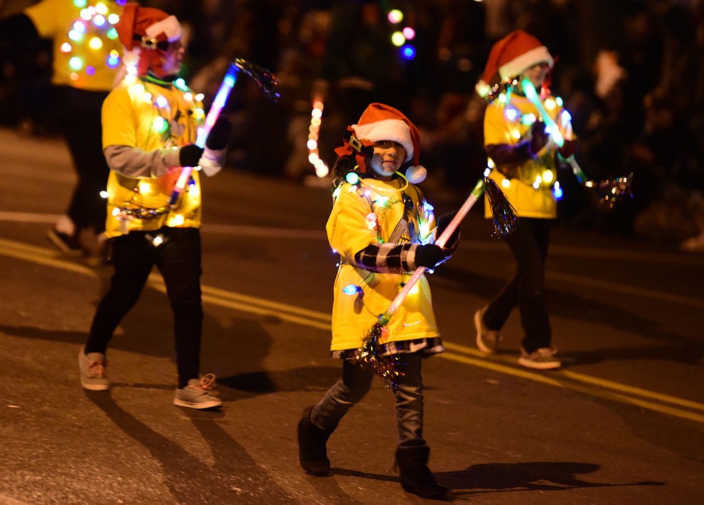 The 23rd annual Holiday Light Parade held throughout the downtown Prescott streets Saturday, Nov. 24, 2018. (Les Stukenberg/Courier).