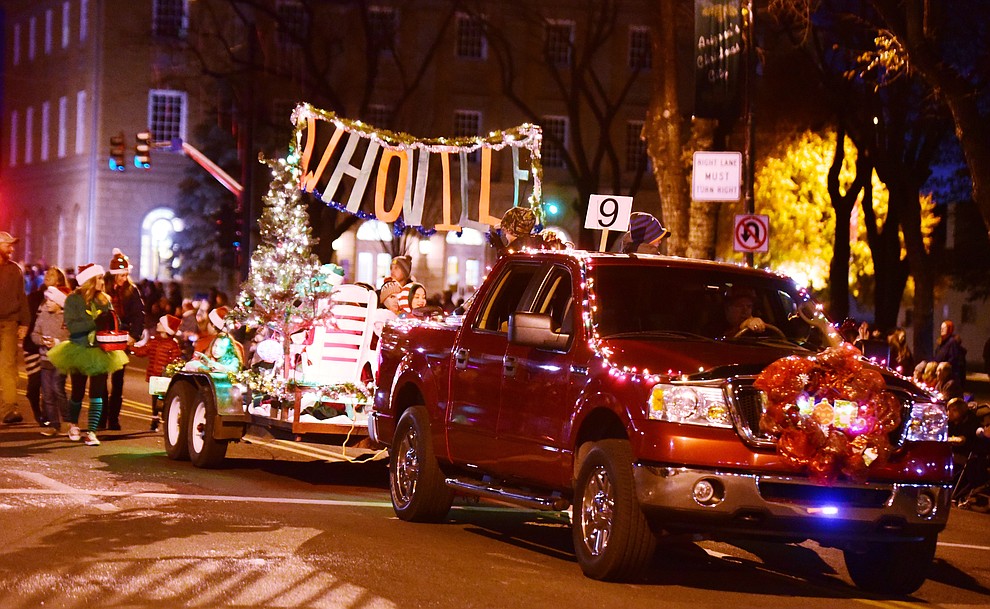 The 23rd annual Holiday Light Parade held throughout the downtown Prescott streets Saturday, Nov. 24, 2018. (Les Stukenberg/Courier).