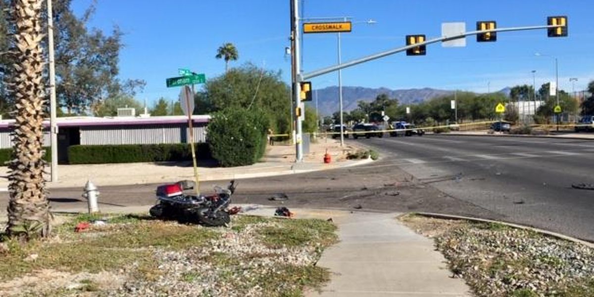 Motorcyclist killed in Tucson crash involving 16yearold driver The