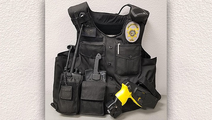 Standard body armor worn by officers with the Prescott Valley Police Department. (Courtesy)