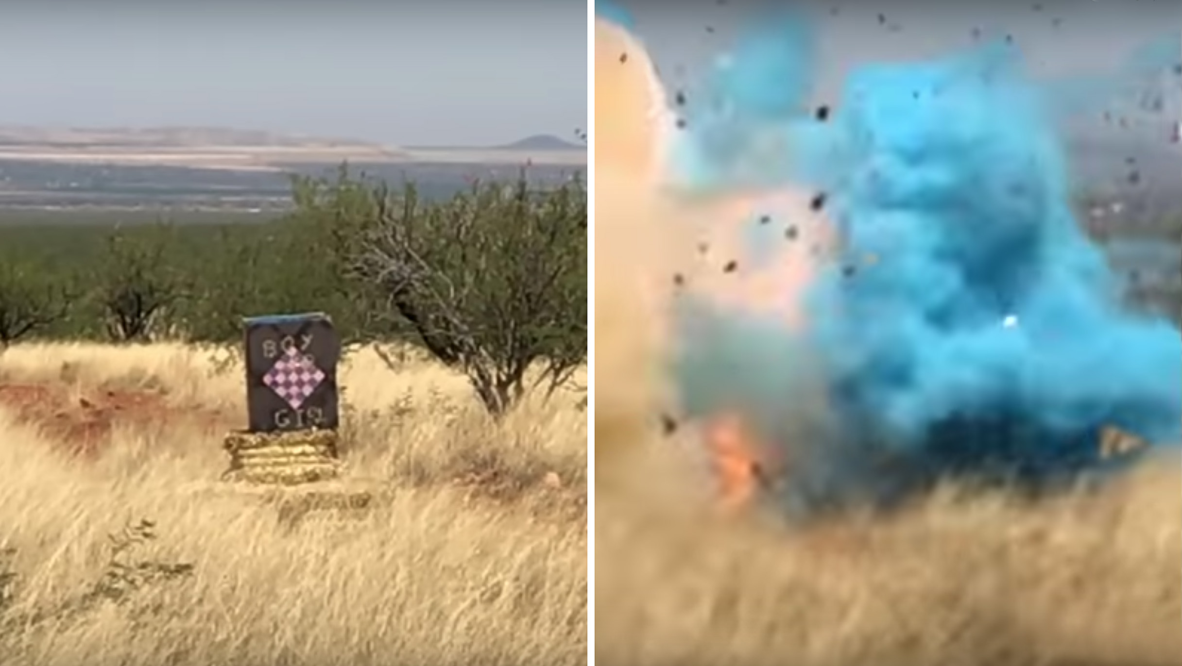 Video Shows Gender Reveal Explosion That Sparked Sawmill Wildfire The