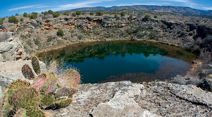 Montezuma Well “had its beginning about 12 million years ago,” Jack E. Beckman wrote in his 1990 book History of Montezuma Well. The Well holds about 15 million gallons of water. VVN file photo
