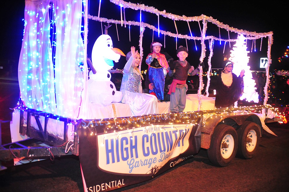 Prescott Valley holds their annual Festival of Lights Parade and Civic Center lighting Friday, Nov. 30, 2018. 52 entries traveled around the Prescott Valley Civic Center and Library. (Les Stukenberg/Courier).