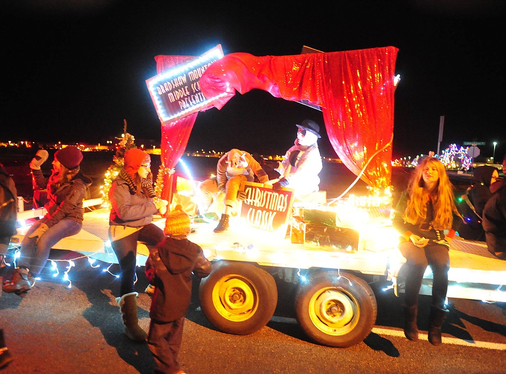 Prescott Valley holds their annual Festival of Lights Parade and Civic Center lighting Friday, Nov. 30, 2018. 52 entries traveled around the Prescott Valley Civic Center and Library. (Les Stukenberg/Courier).