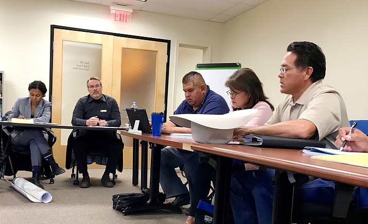 Council	Delegate Tuchoney Slim, Jr. during the speaker’s  meeting with the National Park Service Dec. 28 in Flagstaff. (Photo/Navajo Nation Office of the Speaker)
