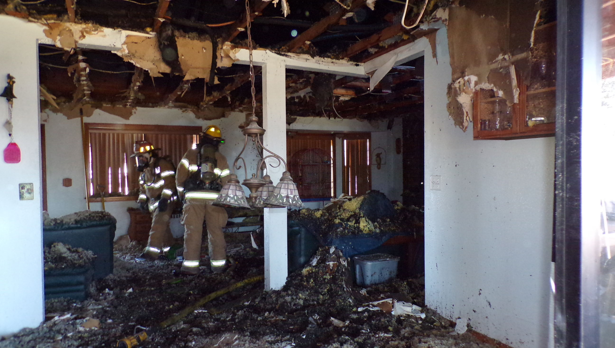 Three residents escape from attic fire at Willow Road home Kingman