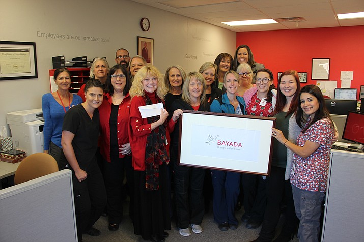 BAYADA Home Health Care employees in Prescott all received a portion of $20 million donated by the company’s owner to his roughly 26,000 employees around the world. (Max Efrein/Courier)