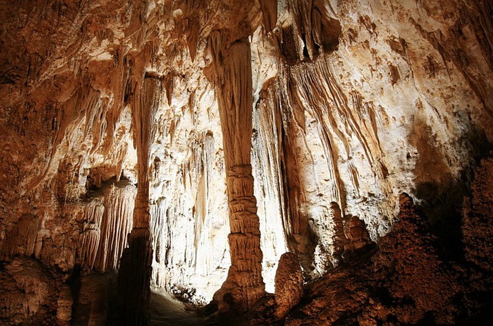 Because of the federal government's shutdown, visitors arriving at New Mexico's Carlsbad Caverns National Park can check out only the surface, not the underground cavern that is the park's main attraction. Still others, particularly those with precious natural and cultural treasures, are closed entirely and off limits (Stock file photo)