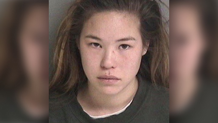 Alma Cadwalader, 19, was arrested on Friday after police say she bit and punched a jogger who pepper sprayed her dog. (East Bay Regional Park District Police).