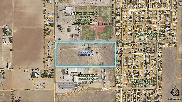 Site of the Prescott-owned well site. (Town of Chino Valley/Courtesy)