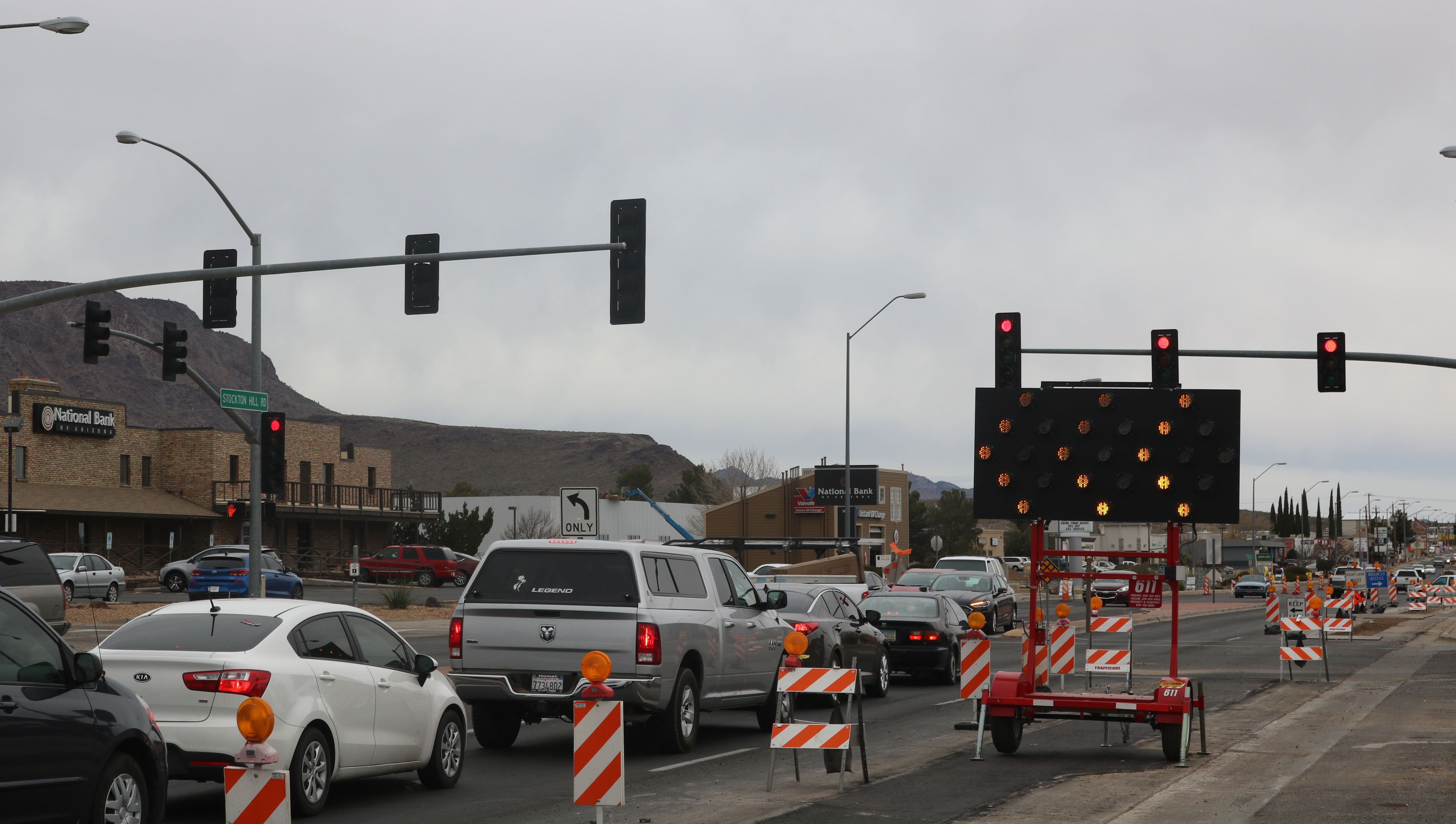 Stockton Hill Road intersection at Gordon Drive closure due to ...